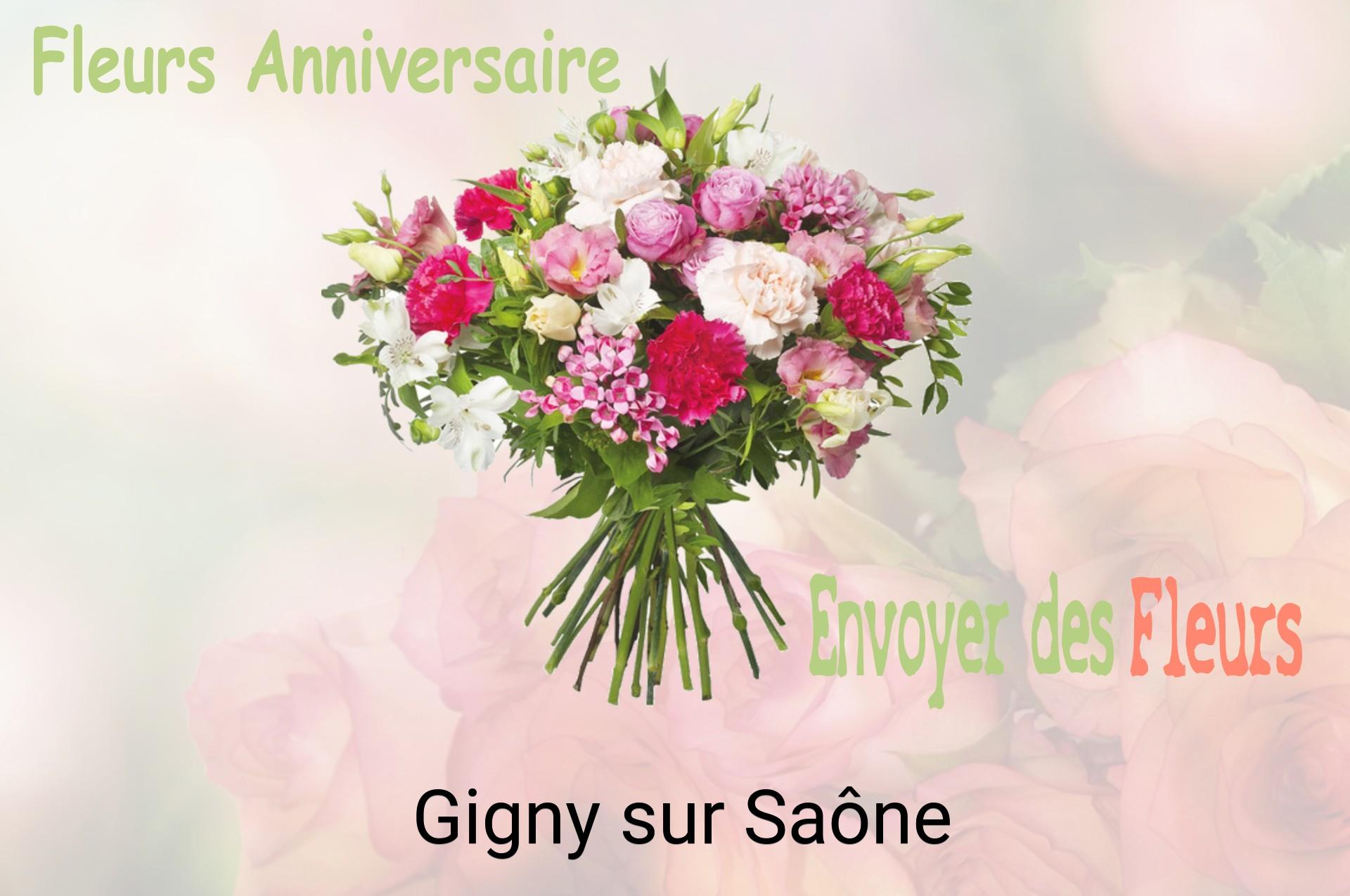 Bouquet de fleurs d’anniversaire livré à Gigny-sur-Saône