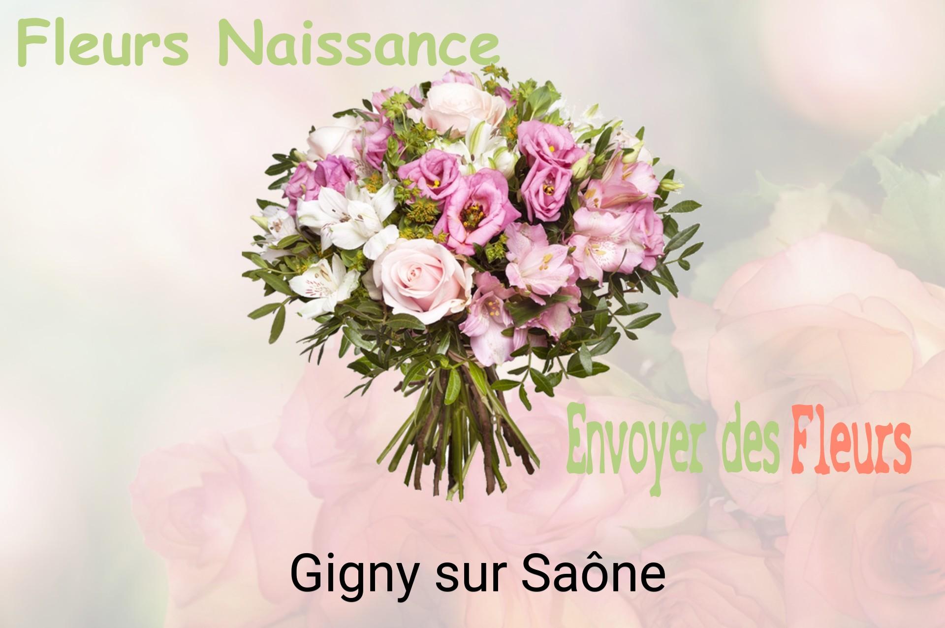 Bouquet de fleurs de naissance livré à Gigny-sur-Saône