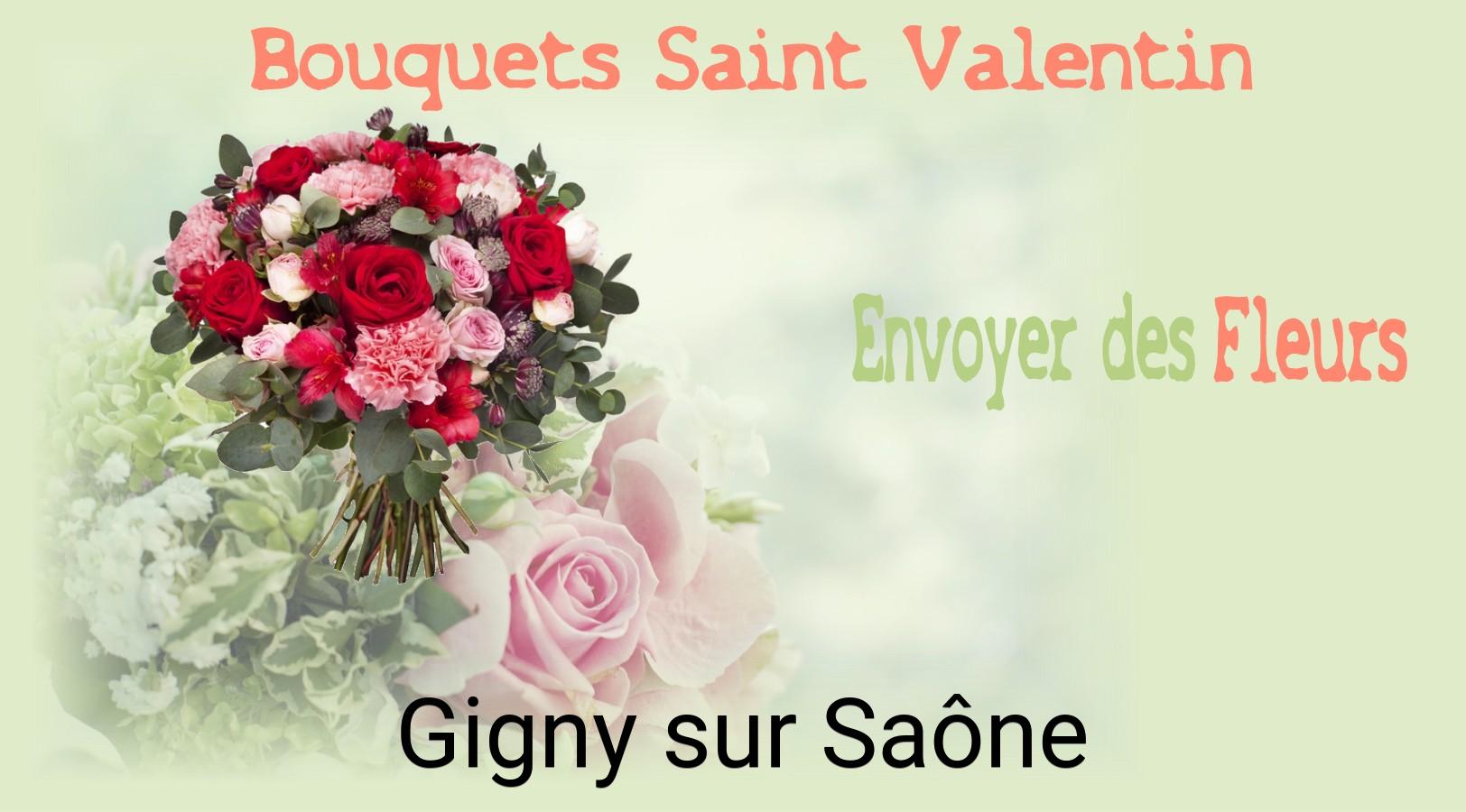 Roses de Saint-Valentin livrées à Gigny-sur-Saône